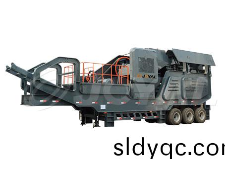 移动颚式(shi)破碎站